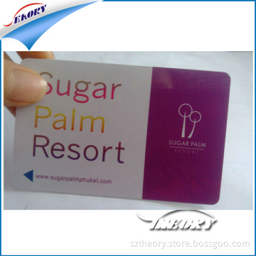 Cr80 Standard Size PVC Membership Card/Gift Card/Plastic Transparent Business Card